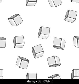 pattern chillers ice cubes reusable cartoon. whiskey cooling, drinks stainless, steel silicone chillers ice cubes reusable sign vector Stock Vector