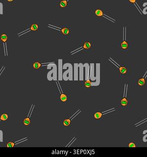 seamless pattern measure ph meter color icon vector. measure ph meter sign. isolated symbol illustration Stock Vector