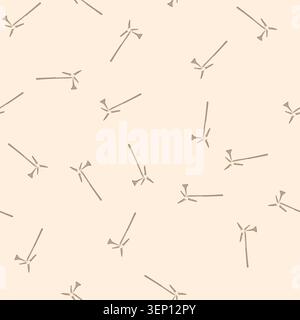 pattern residential wind turbine home use cartoon. off grid, offshore onshore, blade generator residential wind turbine home use sign. seamless vector Stock Vector