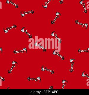 seamless pattern handheld garment steamer cartoon. laundry wash, emblem repair, iron pictogram handheld garment steamer sign vector Stock Vector