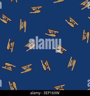 seamless pattern equipment stapler cartoon. construction distribution, factory shipping, fork business equipment stapler sign vector Stock Vector