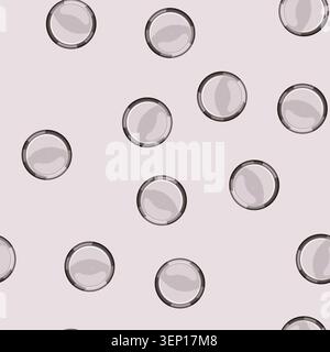 seamless pattern ui round game button cartoon. frame app, banner download, modern menu ui round game button sign vector Stock Vector