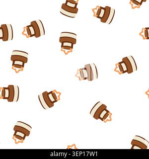 pattern shine shoe polish cream cartoon. spray shiny, care casual, cleaner footwear shine shoe polish cream sign. seamless symbol vector illustration Stock Vector