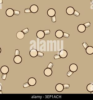 seamless pattern asian bamboo steamer cartoon. dumpling cooking, wooden empty, dimsum restaurant asian bamboo steamer sign vector Stock Vector