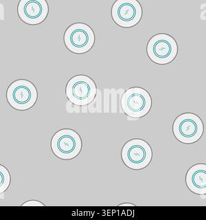 seamless pattern charger charging pad wireless cartoon. device compatible, technology portable, convenience efficiency charger charging pad wireless s Stock Vector