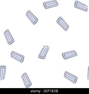 pattern energy power strip smart cartoon. control app, voice command, alexa google energy power strip smart sign. seamless symbol vector illustration Stock Vector