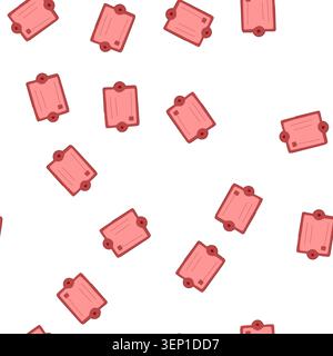 pattern metal nameplate cartoon. plaque office, signage nameplate, wall golden metal nameplate sign. seamless symbol vector illustration Stock Vector