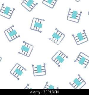 pattern wall heater towel cartoon. house home, rail chrome wall heater towel sign. seamless symbol vector illustration Stock Vector