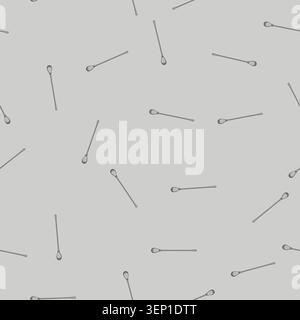 seamless pattern jigger cocktail spoon cartoon. alcohol drink, tool equipment, vintage glass jigger cocktail spoon sign vector Stock Vector
