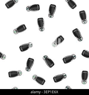 pattern hot capsule coffee maker cartoon. morning aroma, espresso machine hot capsule coffee maker sign vector Stock Vector