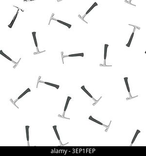 pattern construction masons hammer cartoon. tools building, masonry carpentry, craftsmanship trade construction masons hammer sign vector Stock Vector