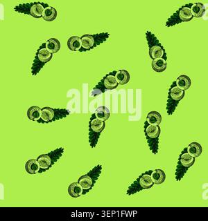 pattern indian amla hand drawn. green ingredient, fresh vegetarian, amla ripe indian amla vector sketch illustration Stock Vector