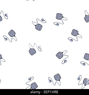 pattern surge power strip smart cartoon. protector usb, outlet energy, control app surge power strip smart sign. seamless symbol vector illustration Stock Vector