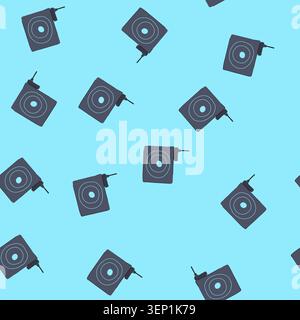pattern sleek charging mouse pad wireless cartoon. modern productivity, stylish practical, functionality trend sleek charging mouse pad wireless sign. Stock Vector