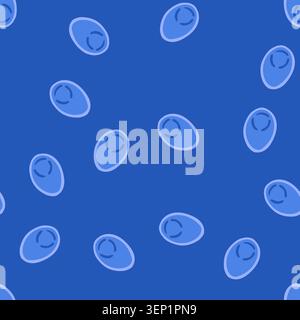 pattern yolk egg separator tool cartoon. whites efficient, convenient easy, clean durable yolk egg separator tool sign. seamless vector illustration Stock Vector