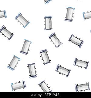 pattern petroleum oil tank storage cartoon. facility terminal, inventory containment, infrastructure logistics petroleum oil tank storage sign vector Stock Vector