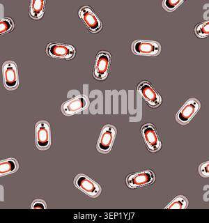 seamless pattern window glass cleaning robot cartoon. machine equipment, automatic clean window glass cleaning robot sign vector Stock Vector