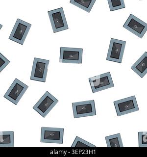 pattern data 5g modem cartoon. wireless network, train router data 5g modem sign vector Stock Vector