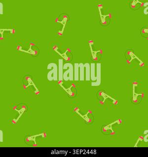pattern score laser tag gun toy cartoon. team play, fun kids, outdoor indoor score laser tag gun toy sign. seamless vector illustration Stock Vector