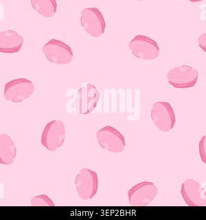 pattern milk meringue cartoon. hand creme, custard sweet, swirl pastry milk meringue sign. seamless vector illustration Stock Vector