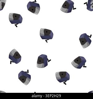 pattern hand pencil sharpen cartoon. hand pencil sharpen sign vector Stock Vector
