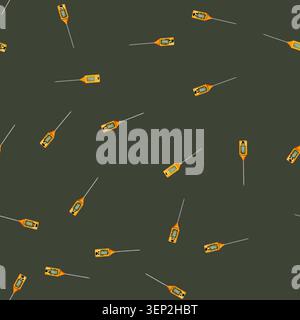 seamless pattern water ph meter color icon vector. water ph meter sign. isolated symbol illustration Stock Vector