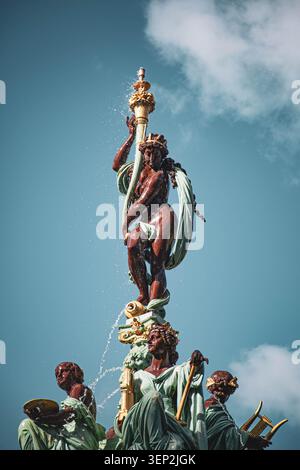 Ross Fountain Statue, Edinburgh Stock Photo
