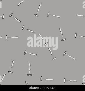 seamless pattern response reflex hammer cartoon. assessment clinical, neurological tendon, evaluation practitioner response reflex hammer sign vector Stock Vector