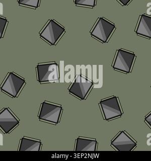 seamless pattern latte microchip cartoon. jug steaming, espresso coffee, milk foam latte microchip sign vector Stock Vector