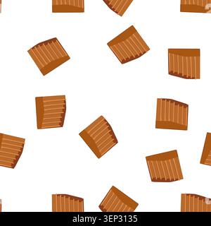 pattern shelf magazine rack cartoon. display book, store bookcase, blank supermarket shelf magazine rack sign. seamless symbol vector illustration Stock Vector