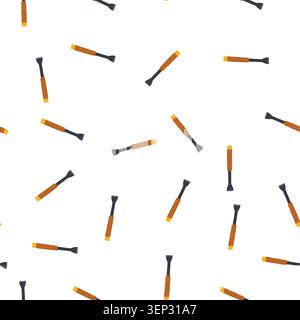 pattern work brick chisel cartoon. cement hard, saw stone, tool doodle work brick chisel sign. seamless symbol vector illustration Stock Vector