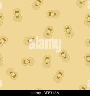 pattern steel door hinge cartoon. object tool, detail construction, interior house steel door hinge sign. seamless vector illustration Stock Vector