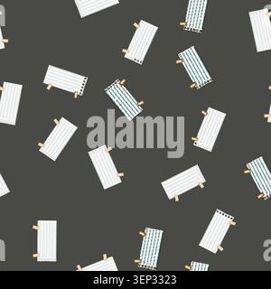 seamless pattern to pinned paper notes cartoon. do list, memo important, task organize to pinned paper notes sign vector Stock Vector