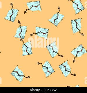 pattern plot graph hand drawn. diagram network, visualization analytics, trend axis plot graph vector sketch illustration Stock Vector