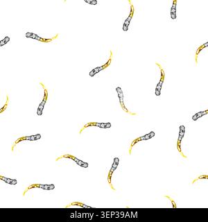 pattern flame rocket fire trail cartoon. ignition velocity, combustion smoke, heat acceleration flame rocket fire trail sign vector Stock Vector