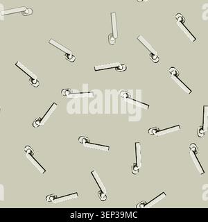 seamless pattern Window handle providing a simple mechanism for controlling the position and security of a window, designed for ease of use in residen Stock Vector