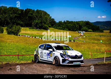 44 ROUMIEUX Yohan, FONTAINE Bastien, Renault Clio Rally5, action during ...