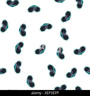 pattern immersive augmented reality ar glasses cartoon. display smt, interactive digital, experience future immersive augmented reality ar glasses sig Stock Vector