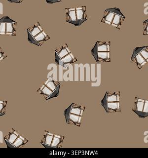 seamless pattern pavilion tent garden cartoon. marquee park, nature leisure, wedding reception pavilion tent garden sign vector Stock Vector