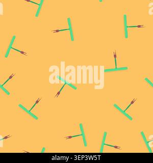 pattern washer squeegee glass cartoon. window clean, service wash washer squeegee glass sign. seamless vector illustration Stock Vector