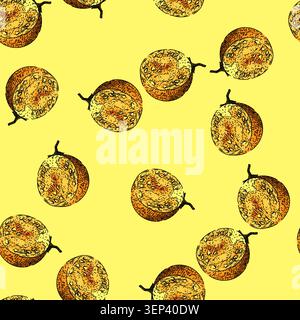 pattern physalis nature berry hand drawn. fruit food, sweet healthy, orange fresh, exotic ripe, plant tasty physalis nature berry vector sketch illust Stock Vector
