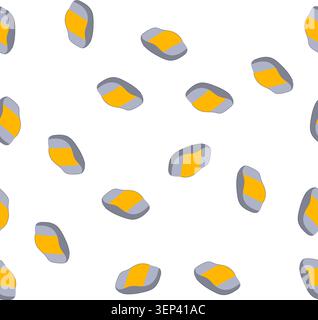pattern seat desk chair cushion cartoon. yellow back, tailbone pillow, drive executive seat desk chair cushion sign. seamless symbol vector illustrati Stock Vector