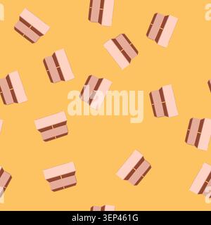 pattern computer desk organizer cartoon. storage laptop, blur notebook, stationery february computer desk organizer sign. seamless vector illustration Stock Vector