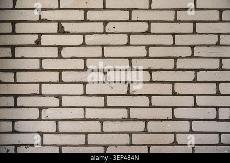 texture of a wall made from white bricks Stock Photo
