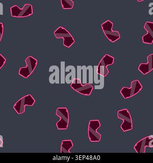 pattern snowboarding googles ski cartoon. alpine resort, snowfall terrain, slopes snowstorm snowboarding googles ski sign. seamless vector illustratio Stock Vector