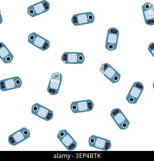 pattern technology fingerprint door lock cartoon. access biometric, keyless authentication, modern installation technology fingerprint door lock sign. Stock Vector