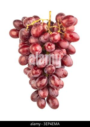 red grape path isolated on white Stock Photo