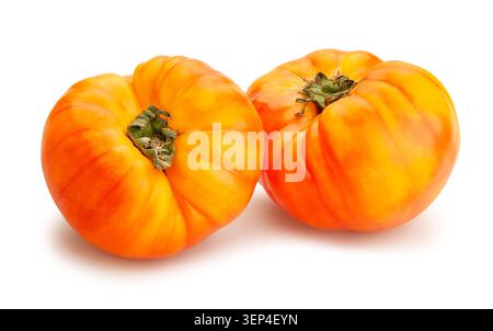 tomato path isolated on white Stock Photo