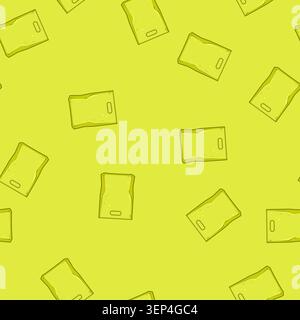 seamless pattern environment plastic shopping bag cartoon. pollution waste, recycling disposable, ecofriendly sustainable environment plastic shopping Stock Vector