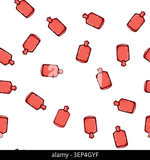pattern soreness bottle pain relief cartoon. hurt suffering, throbbing twinge, cramp sting soreness bottle pain relief sign vector Stock Vector